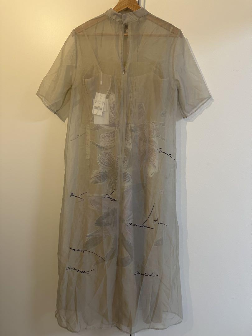 KEITAMARUYAMA×AMERI SHEER LAYERED DRESS