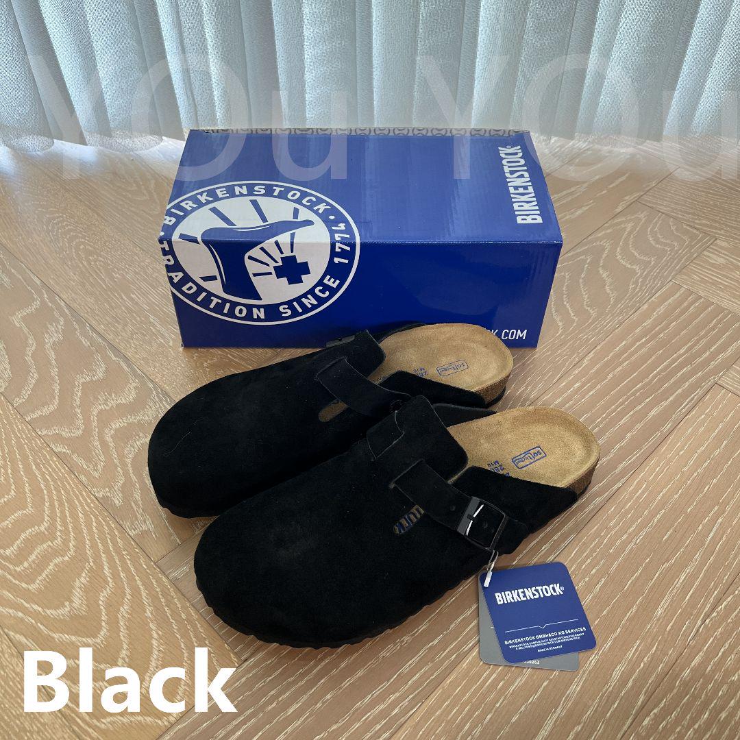 Boston BIRKENSTOCK ビルケンシュトック サンダル ブラック 男