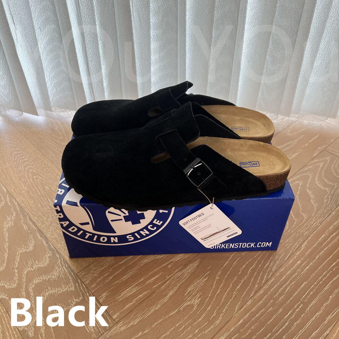Boston BIRKENSTOCK ビルケンシュトック サンダル ブラック 男