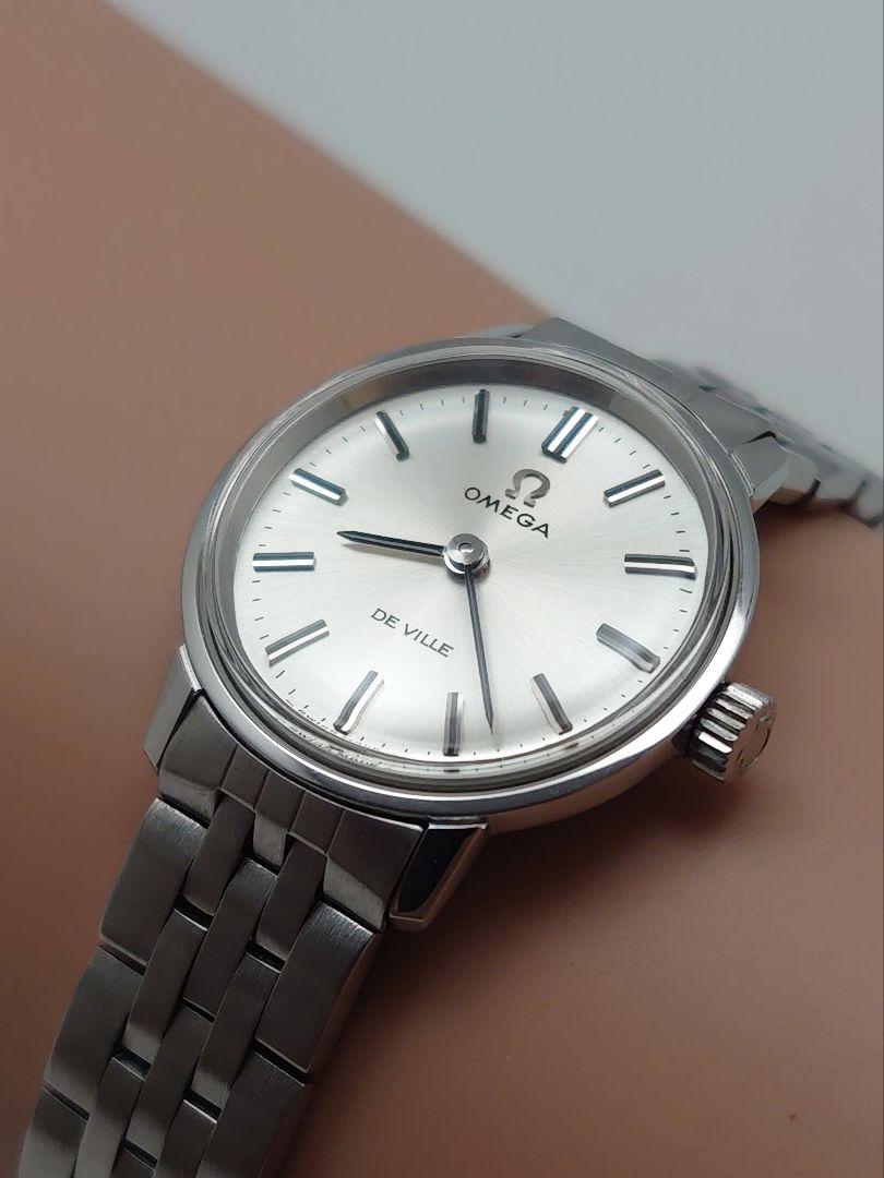 OH済 1969年製 オメガ デビル レディース 手巻き 純正ブレス付き 極上品