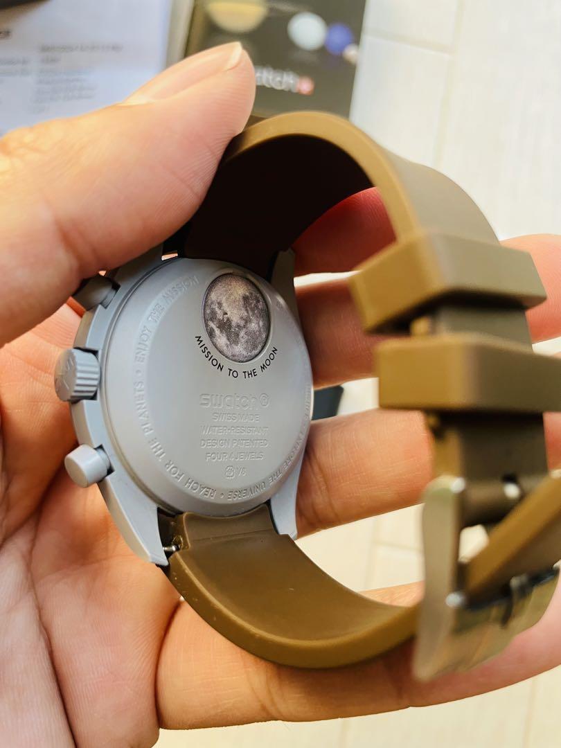 Swatch x オメガ　mission to the moon 美品バント付き
