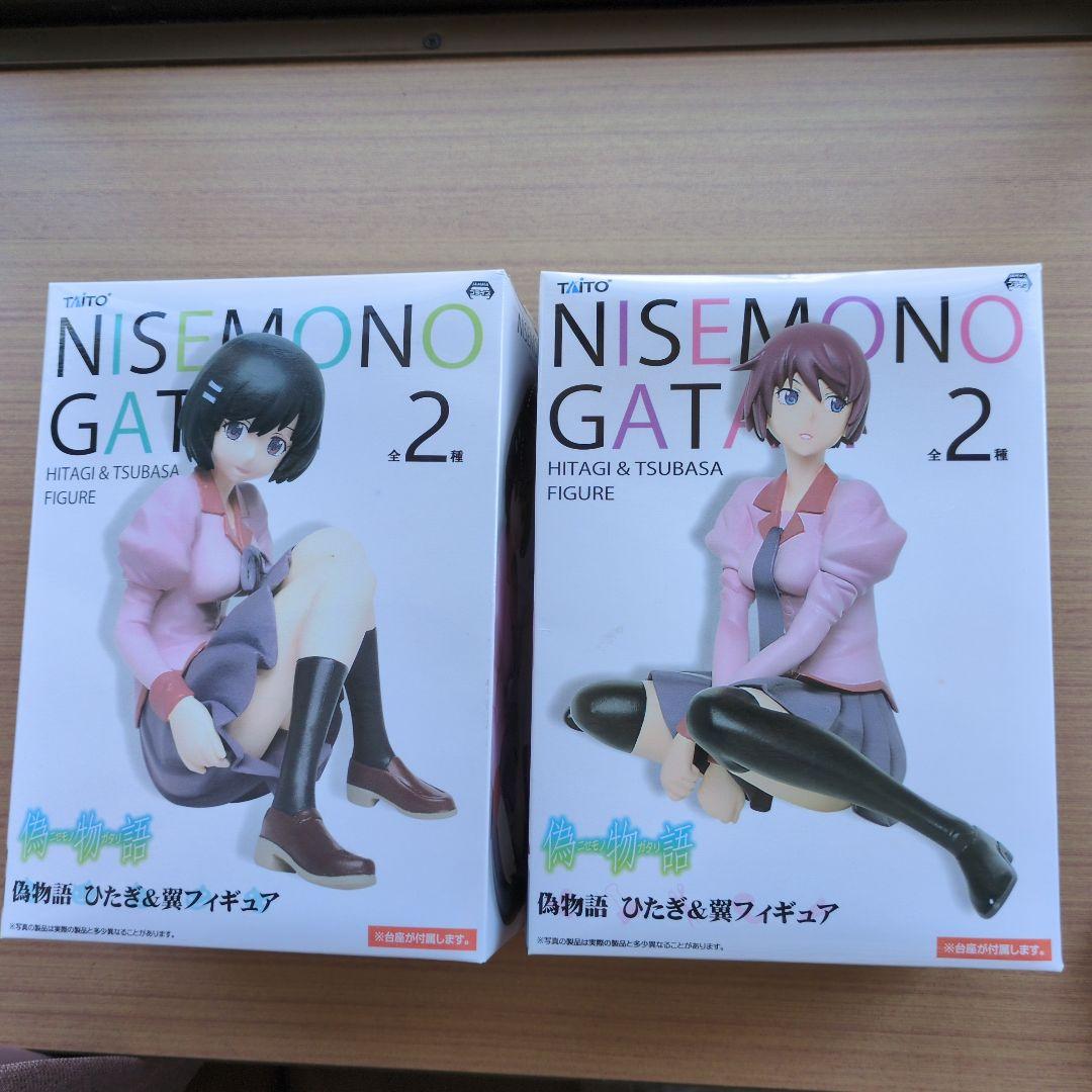 偽物語 ひたぎ & つばさ フィギュア 2体セット 偽物語 戦場ヶ原ひたぎ＆羽川翼 フィギュア セット - メルカリ