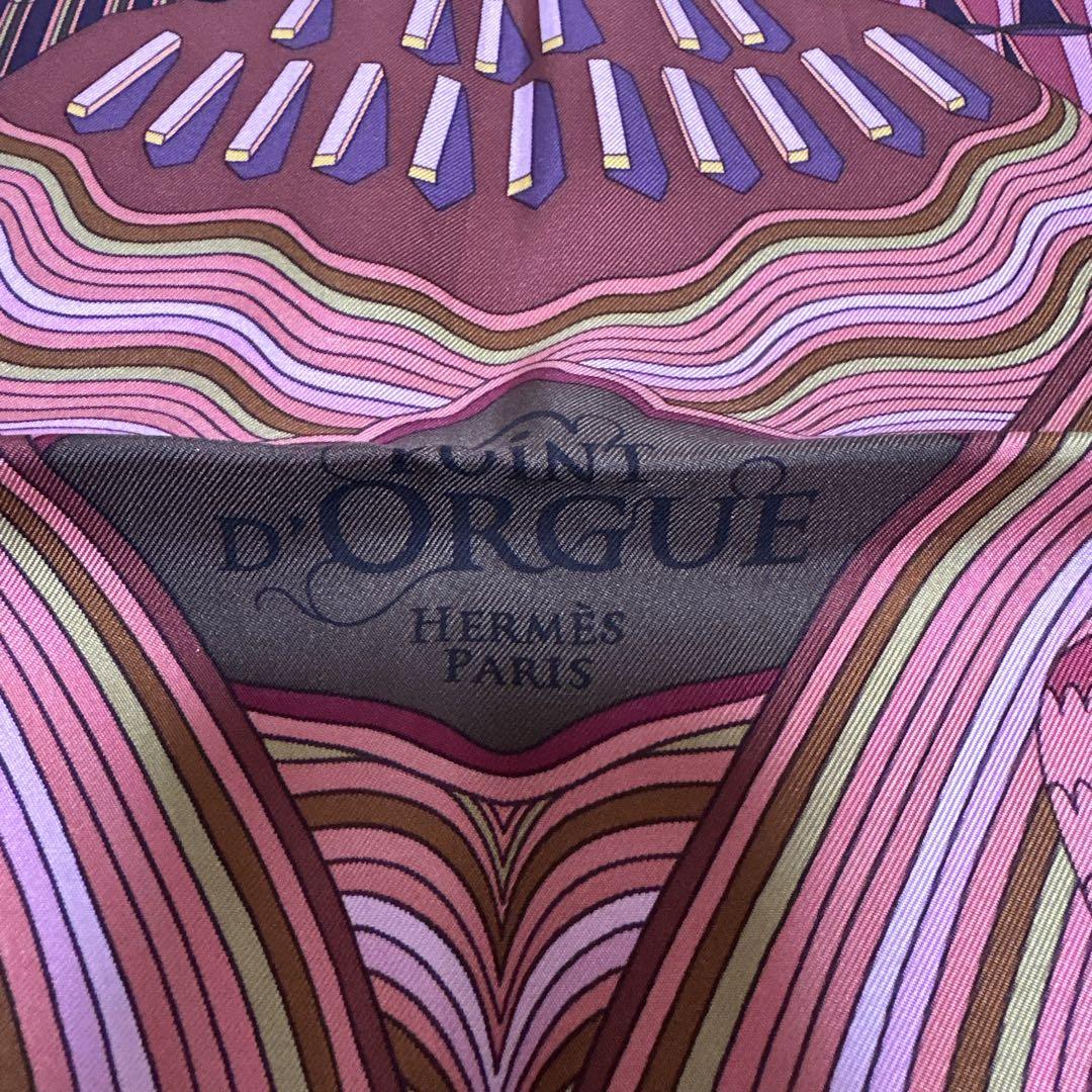 HERMES エルメス カレ90 《POINT D'ORGUE／フェルマータ》