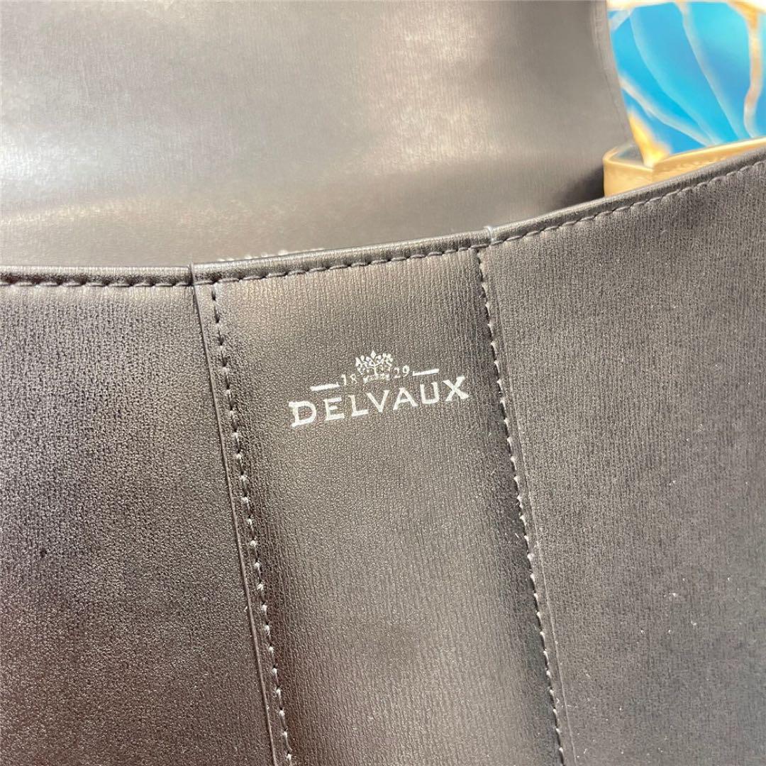 DELVAUX デルヴォー ハンドバッグ Brillant 手提げ 24cm 黒