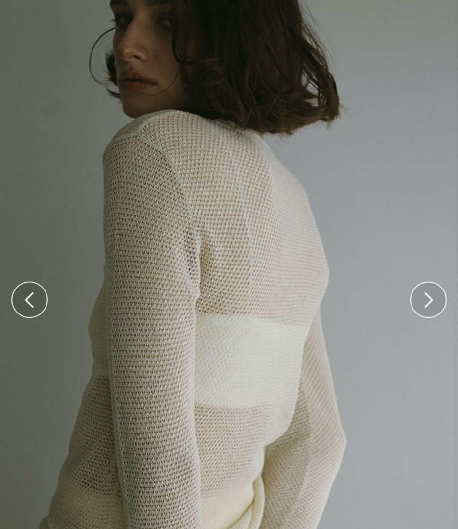 ETRE TOKYO シアーメッシュニット レディース