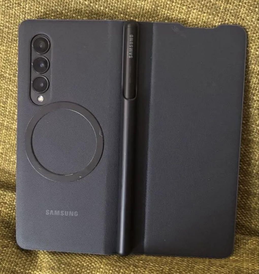 Samsung Galaxy Z Fold3 SCG11 純正カバー 純正ペン - メルカリ