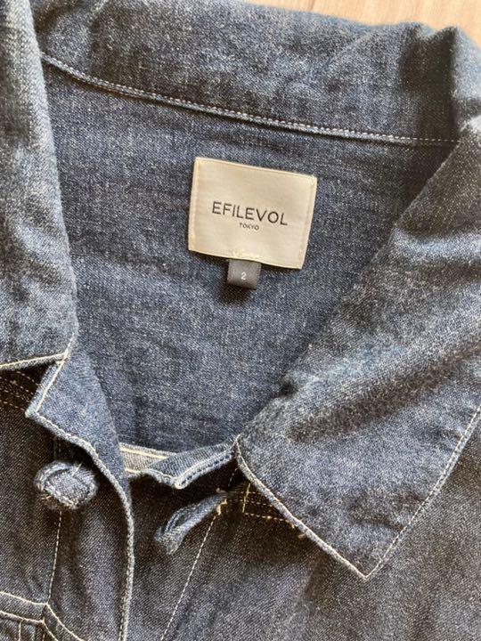 得価超激安 EFILEVOL RS デニムシャツ TmbYd-m72670580169 国産超激得