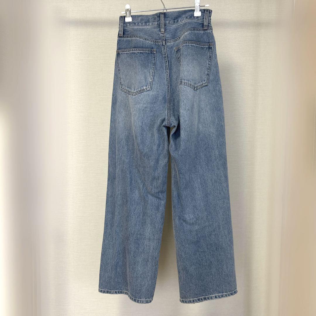 ArpegeStory アルページュストーリー　ワイドデニムパンツ　ssサイズ
