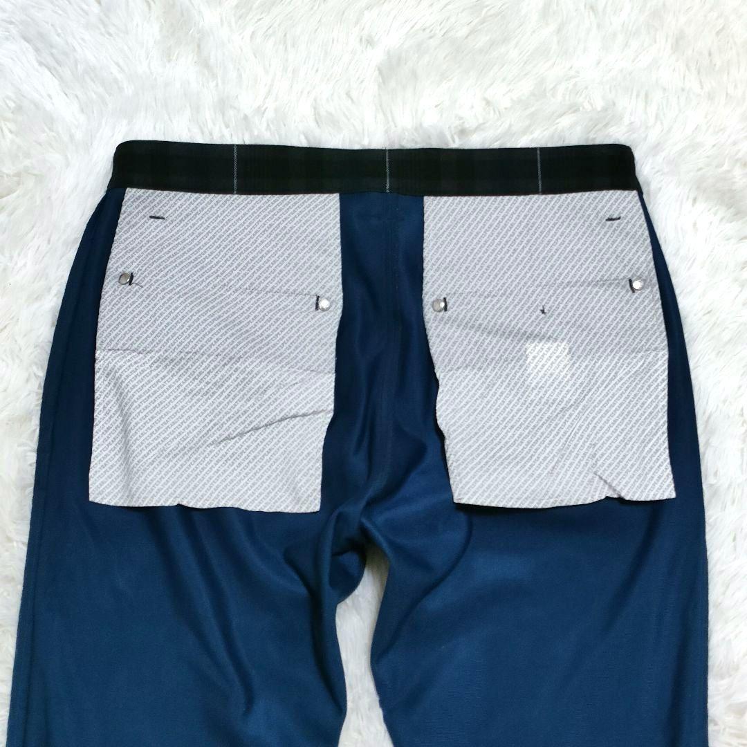 パーリーゲイツ メンズL チェック柄 ゴルフパンツ 実用ポケット付 パーリーゲイツ メンズL チェック柄 ゴルフパンツ 実用ポケット