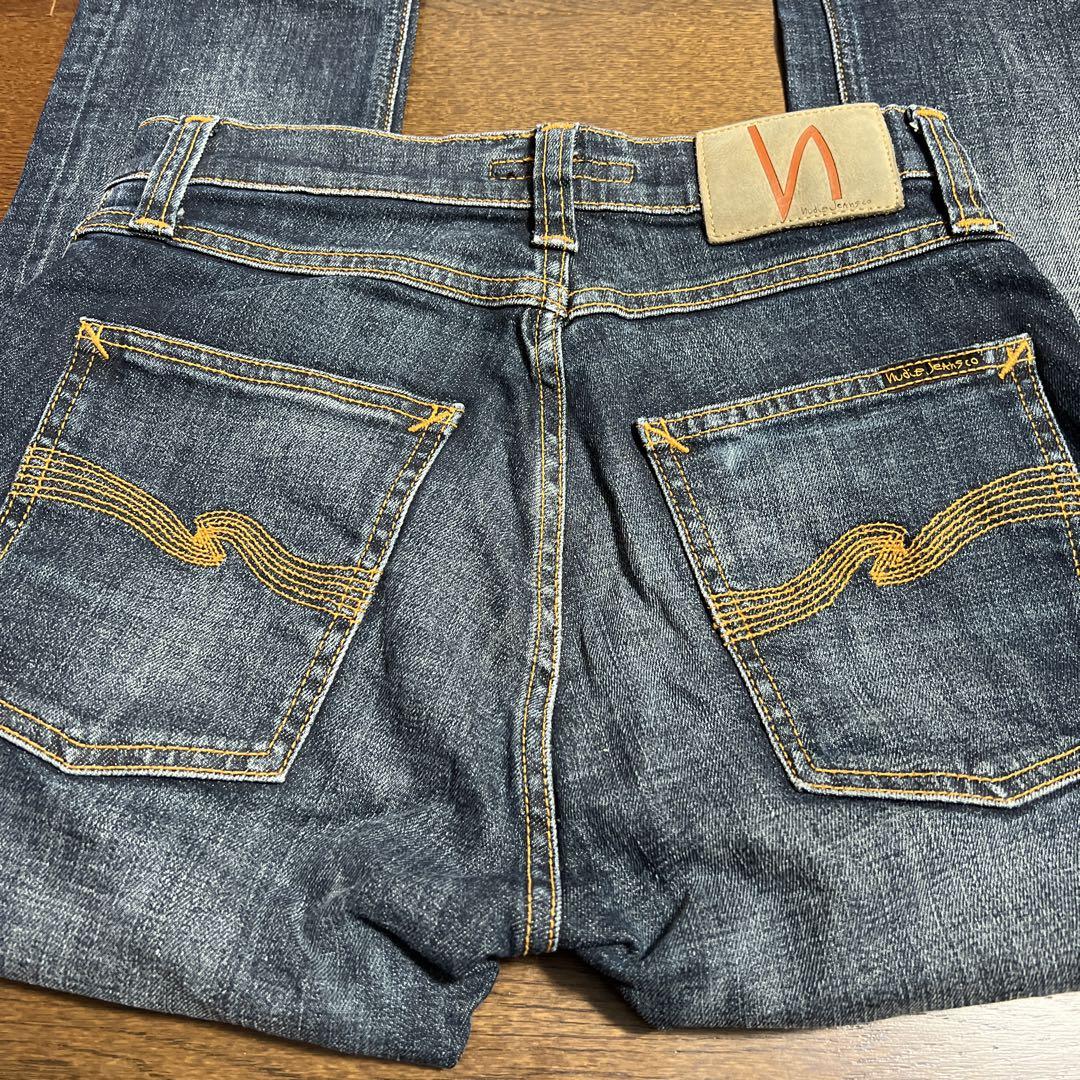 NUDIE JEANS ■PIPE LED/IRON BLUE W28 L30