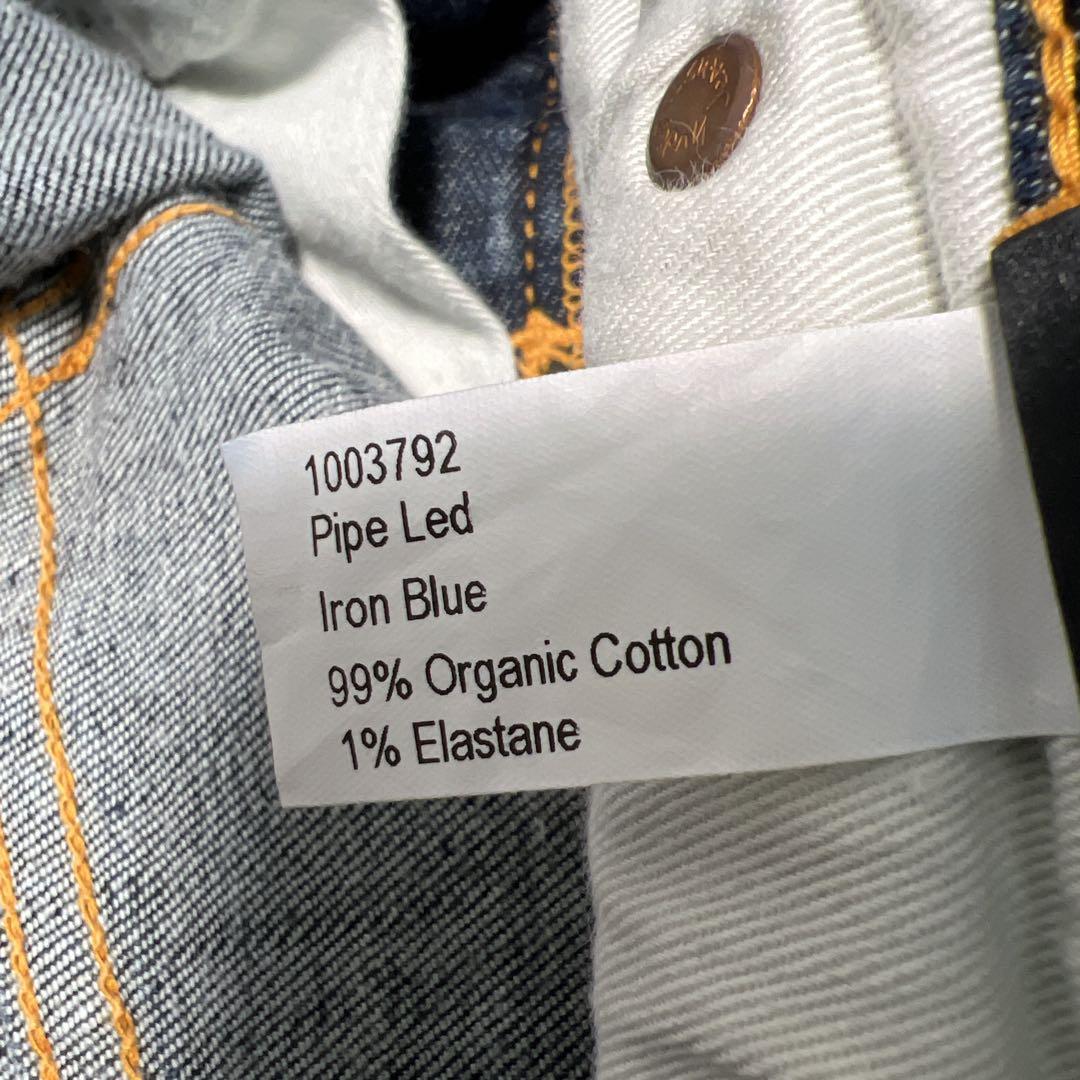 NUDIE JEANS ■PIPE LED/IRON BLUE W28 L30