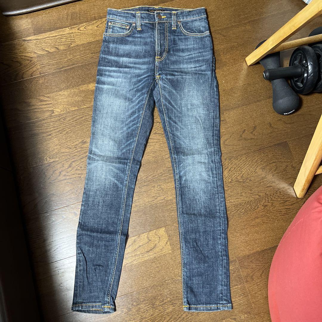 NUDIE JEANS ■PIPE LED/IRON BLUE W28 L30