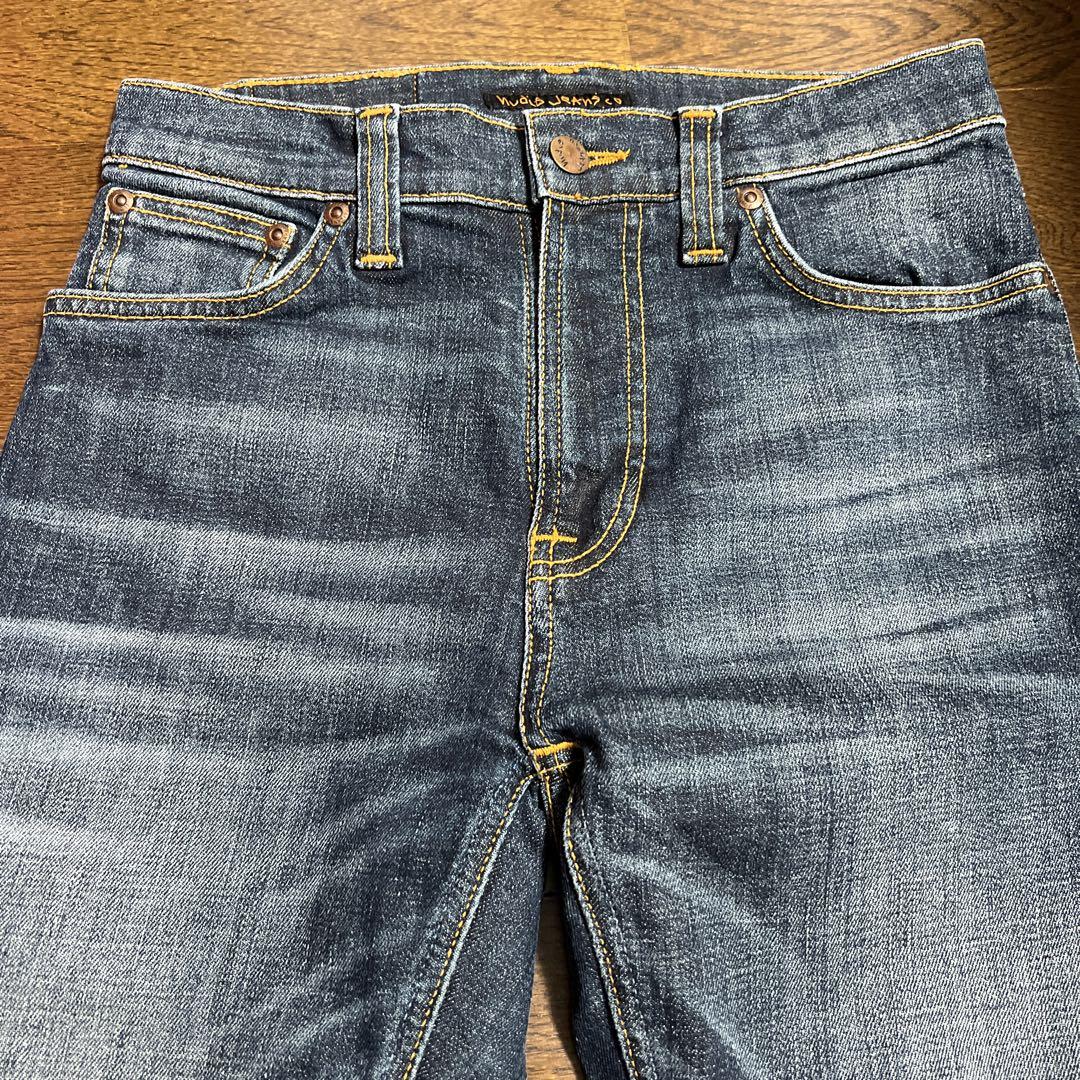 NUDIE JEANS ■PIPE LED/IRON BLUE W28 L30