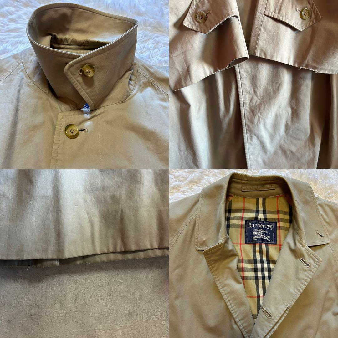 Burberry バーバリー ステンカラーコート ベージュ ノバチェック 36