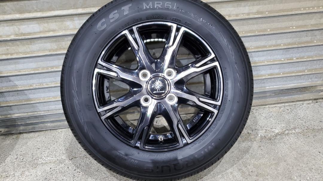 最安値好評 022.新品 ホイールタイヤセット 145 80R13 oNW13-m72675770904 ディルーチェ 13インチ 品質保証定番