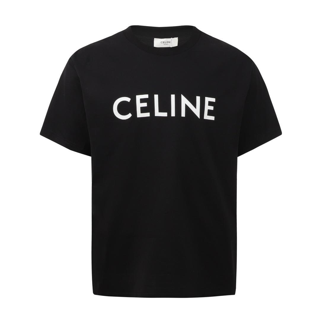 CELINE ブラック ロゴ Tシャツ 半袖 CELINE ブラック ロゴ Tシャツ 半袖 S - メルカリ