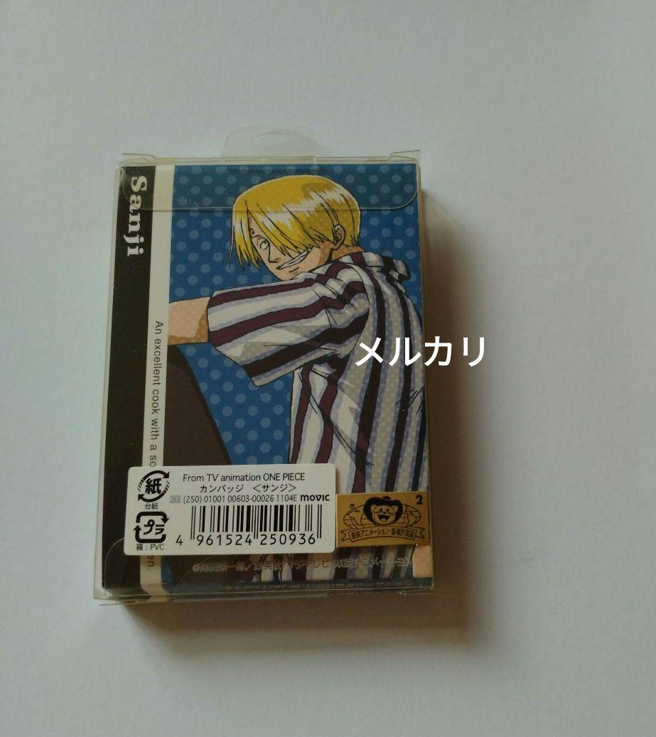 ONEPIECE　　缶バッジ　サンジ　ワンピース　初期絵柄　レア