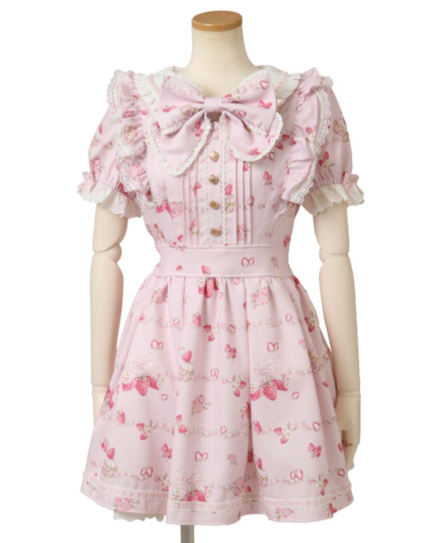 LIZLISA Creamy Berry柄ワンピース M