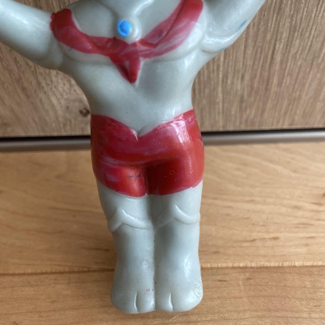 当時物 ウルトラマン 指人形 ソフビ フィギュア 円谷プロ 約11cm