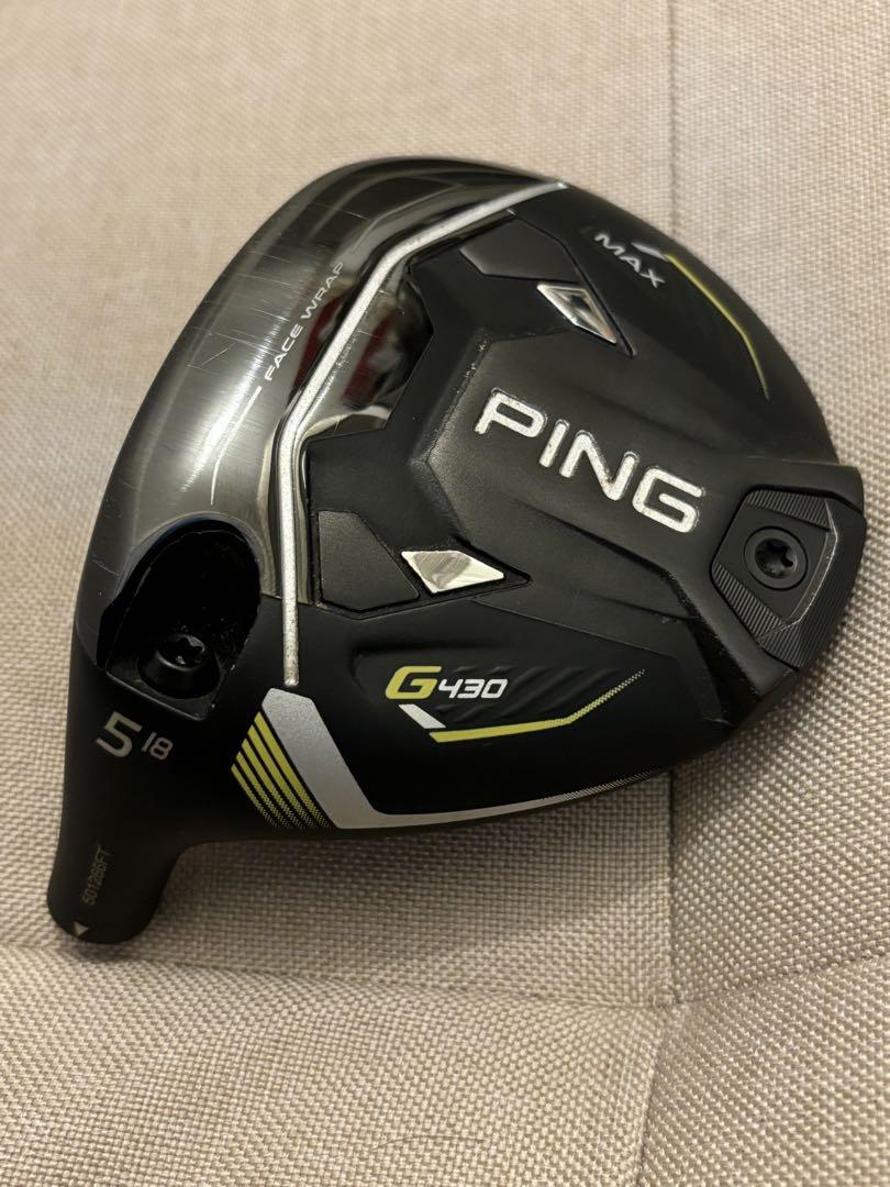 PING G430 MAXフェアウェイウッド　ヘッドのみ PING G430 MAX フェアウェイウッド ヘッドのみ 5番 レフティ