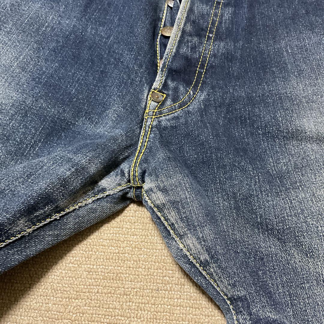 EVISU 36インチ イエロー刺繍