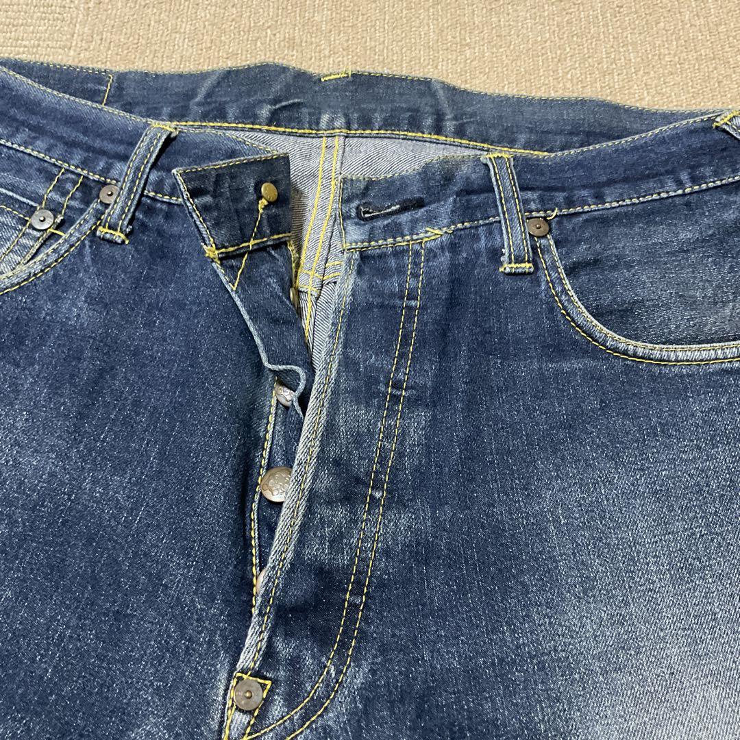 EVISU 36インチ イエロー刺繍
