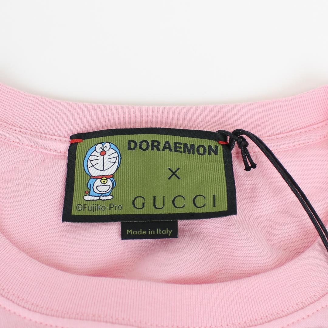 限定品人気 GUCCI グッチ ドラえもんコラボ Tシャツ Mサイズ ピンク 未使用 o5Ye7-m72677881664 定番超歓迎