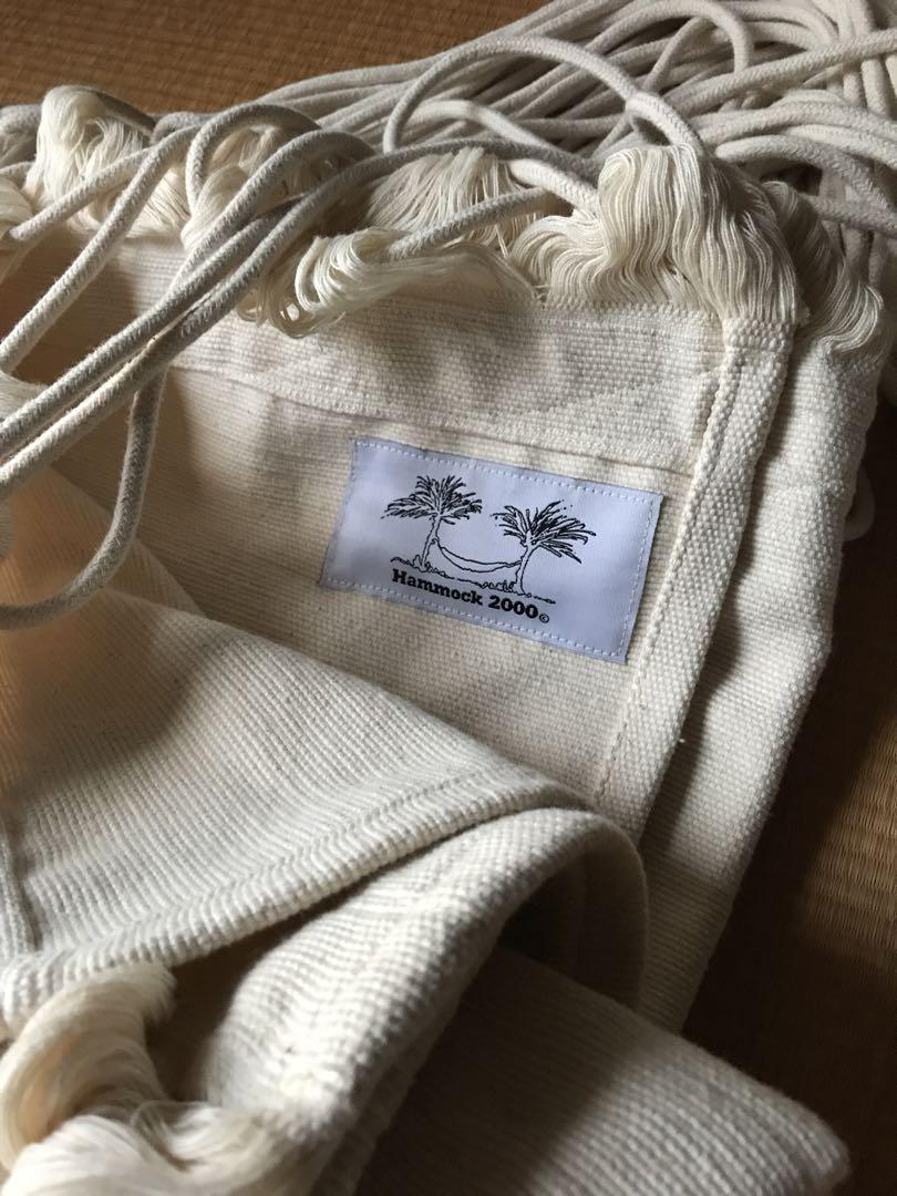 【国内正規総代理店アイテム】 オーガニックコットン ハンモック ブラジリアン 白 Hammock2000 テーブル・チェア・ハンモック
