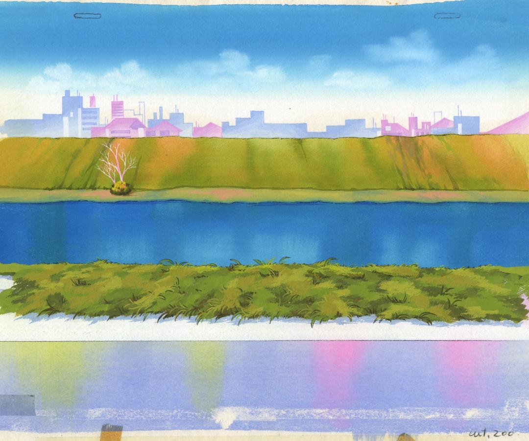 とんでぶーりん セル画 実物背景 動画レイアウト カット袋付き とんでぶーりん セル画 実物背景 動画レイアウト カット袋付き