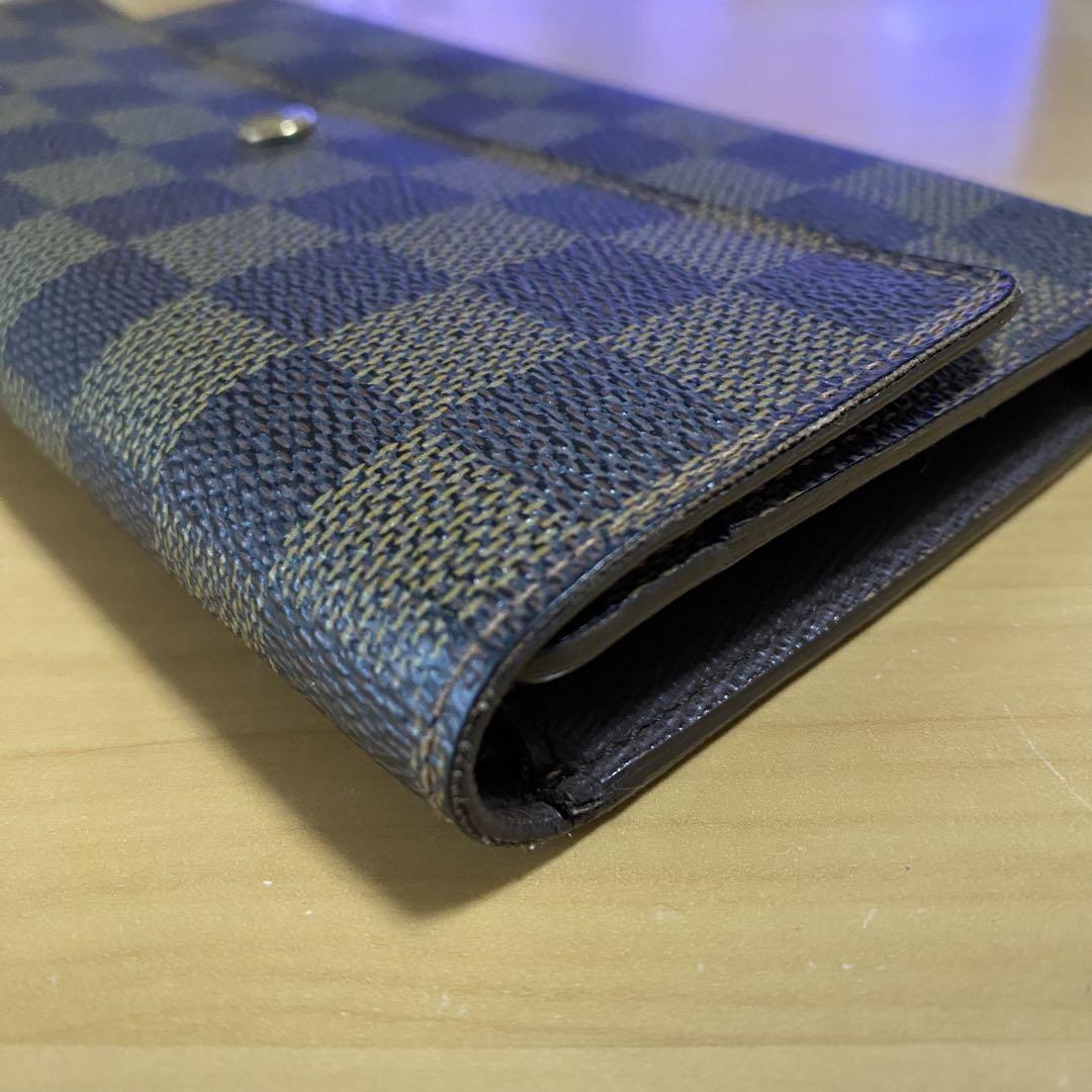 ルイヴィトン ダミエ 三つ折り長財布