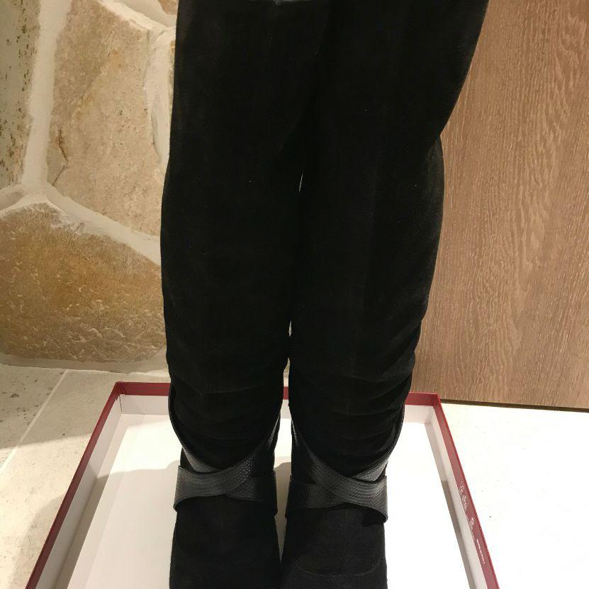 マーク ジェイコブス 黒 ロングブーツ