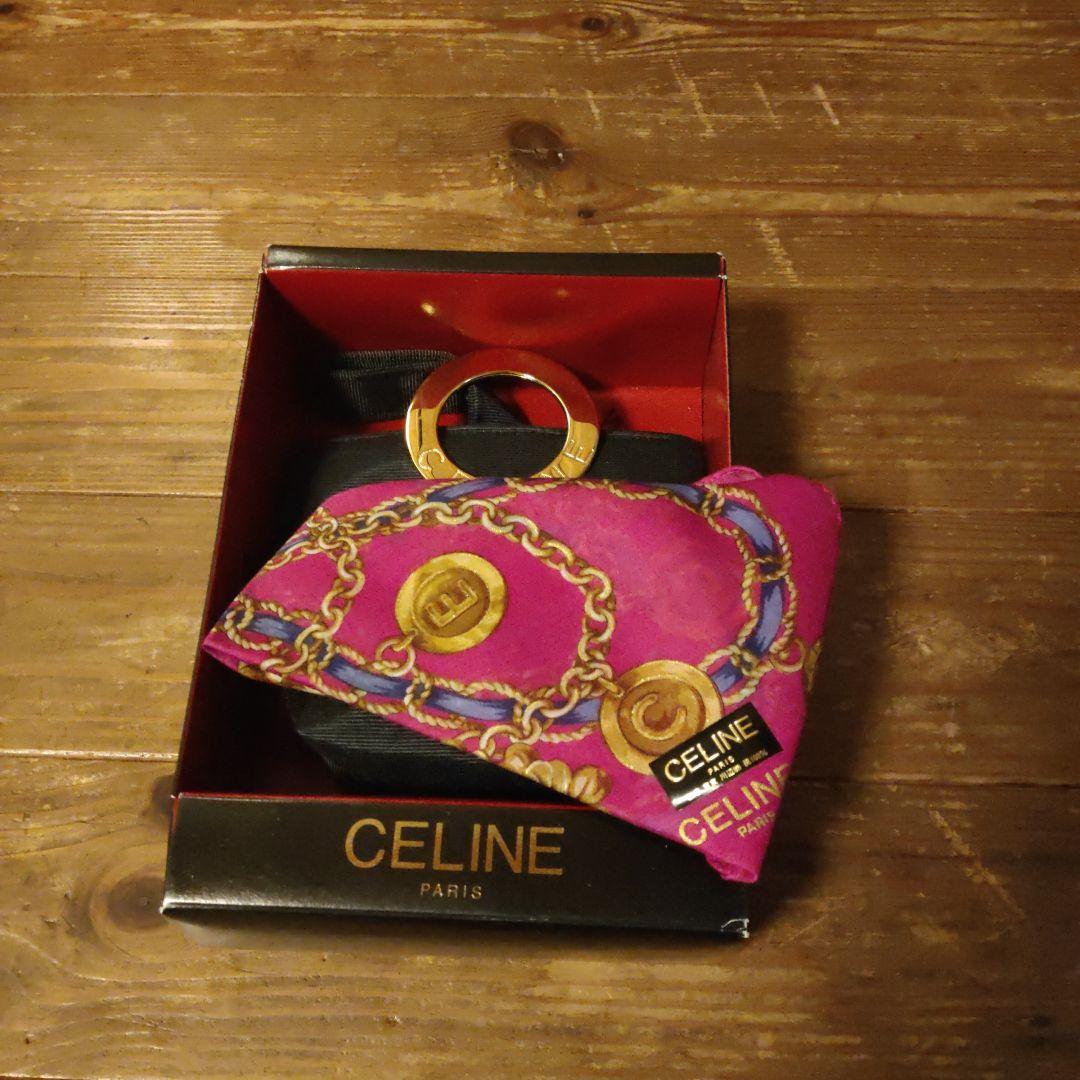 半額満載！スーパーSALE グランドセール！ CELINE メルカリ - ミニポーチバッグ&ハンカチスカーフセット バッグ