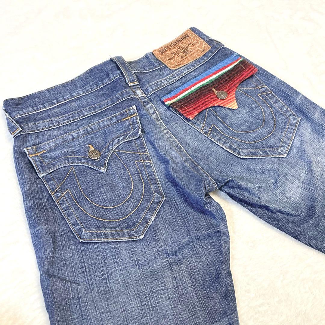 【美品】TRUE RELIGION RICKY デニム　W32 USA製