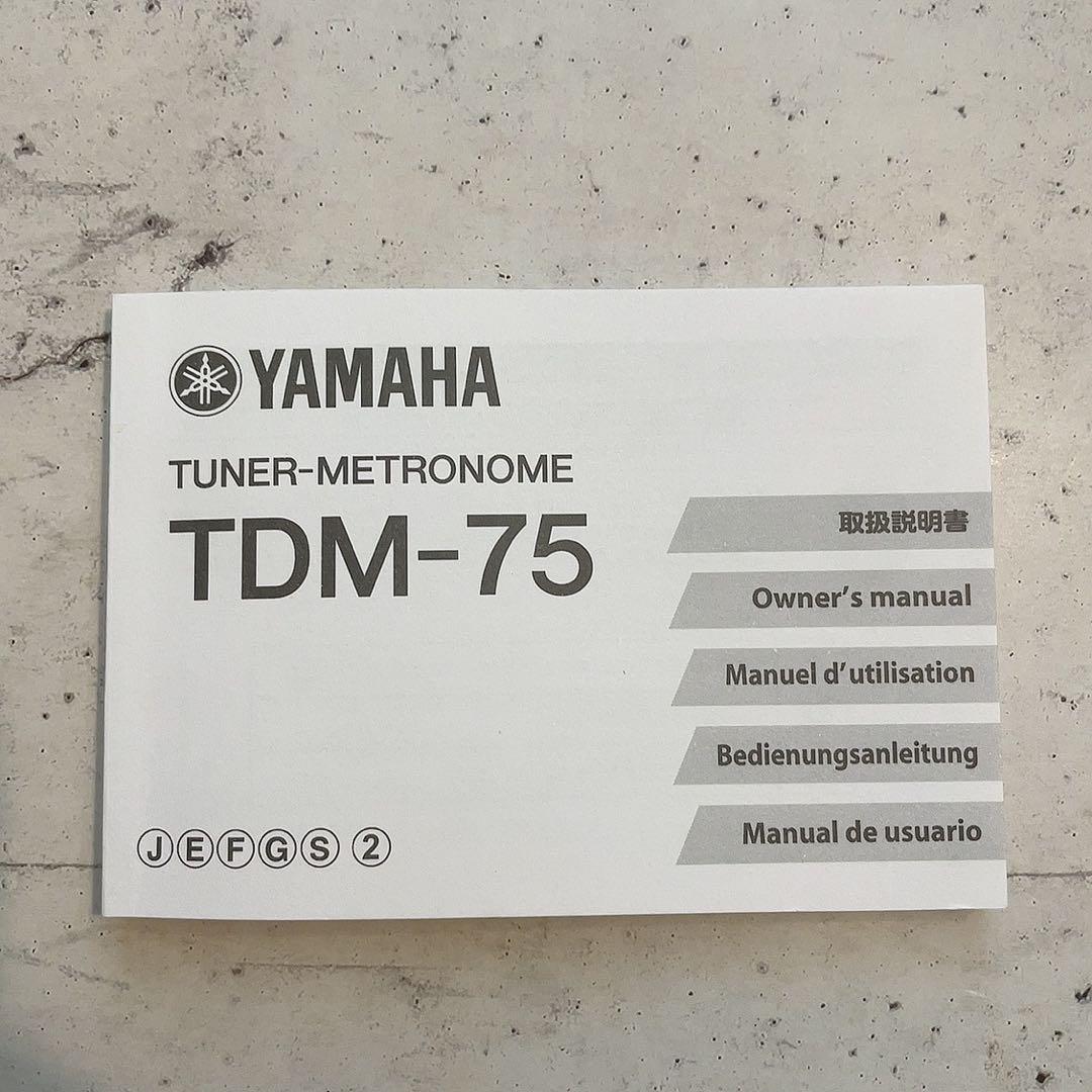 YAMAHA TDM-75DT メトロノーム　チューナー　トイストーリー