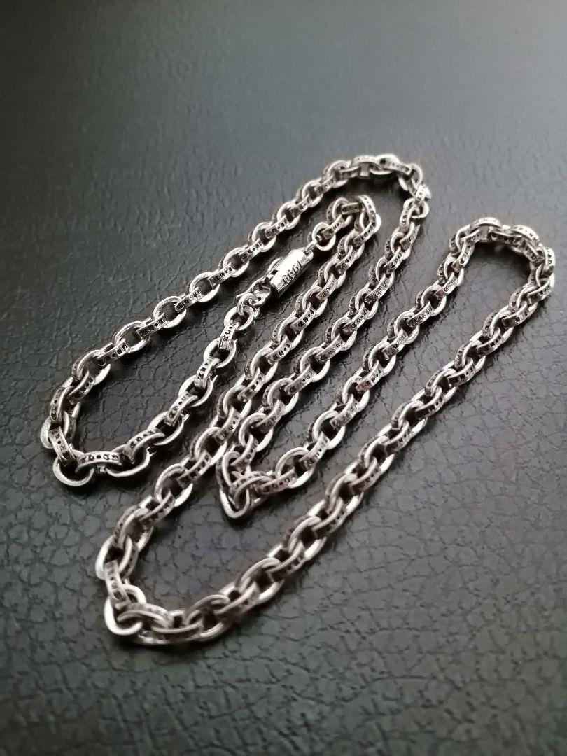 最新 55センチ ペーパーチェーンネックレス メルカリ - シルバー アクセサリー