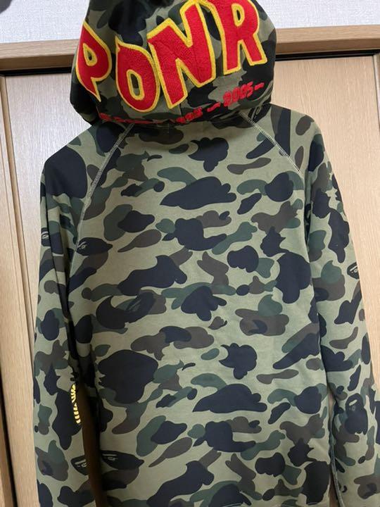 1ST CAMO SHARK FULL ZIP HOODIE  シャークパーカー