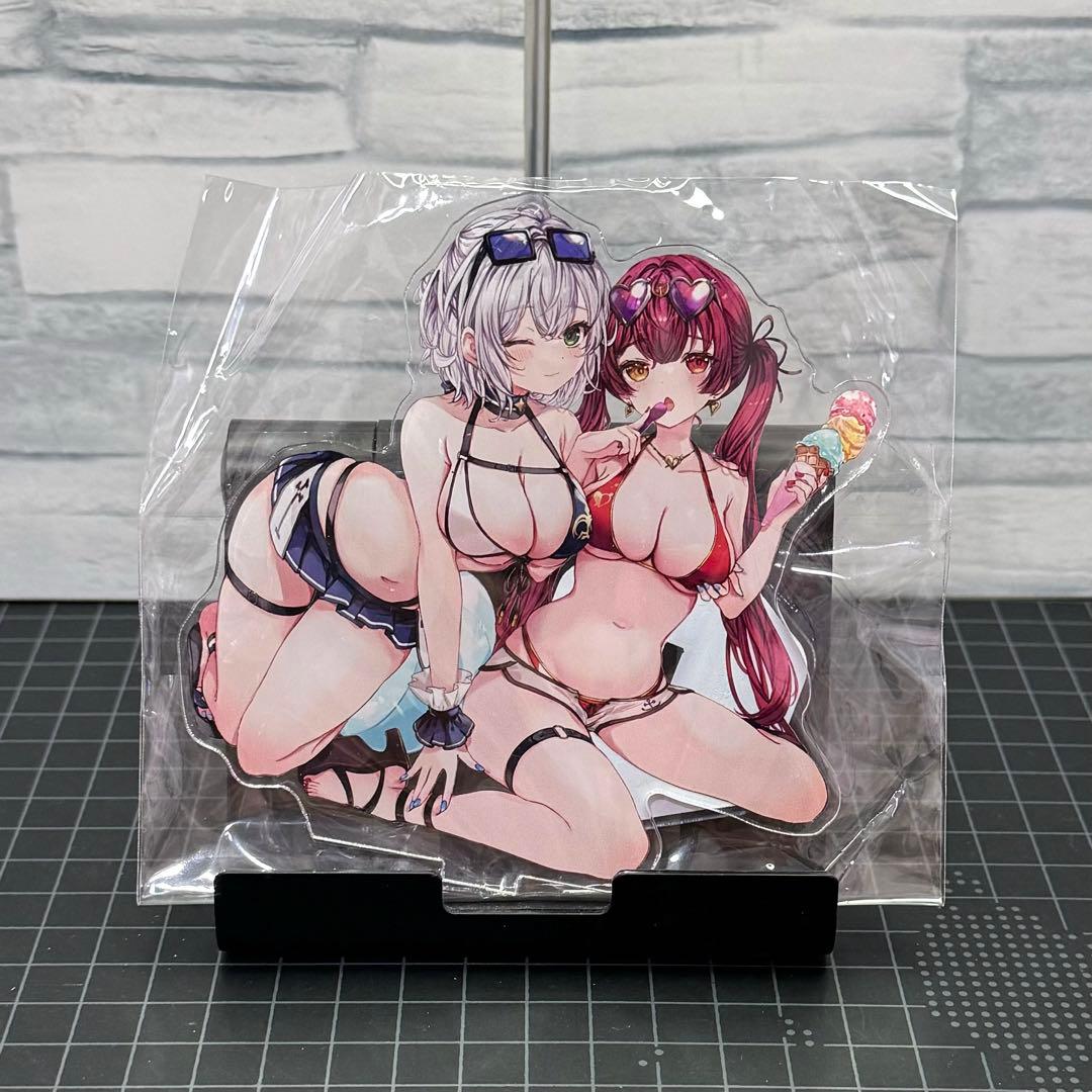 宝鐘マリン　白銀ノエル　ホロライブ　アクリルスタンド　どんぐりねこ　氷菜
