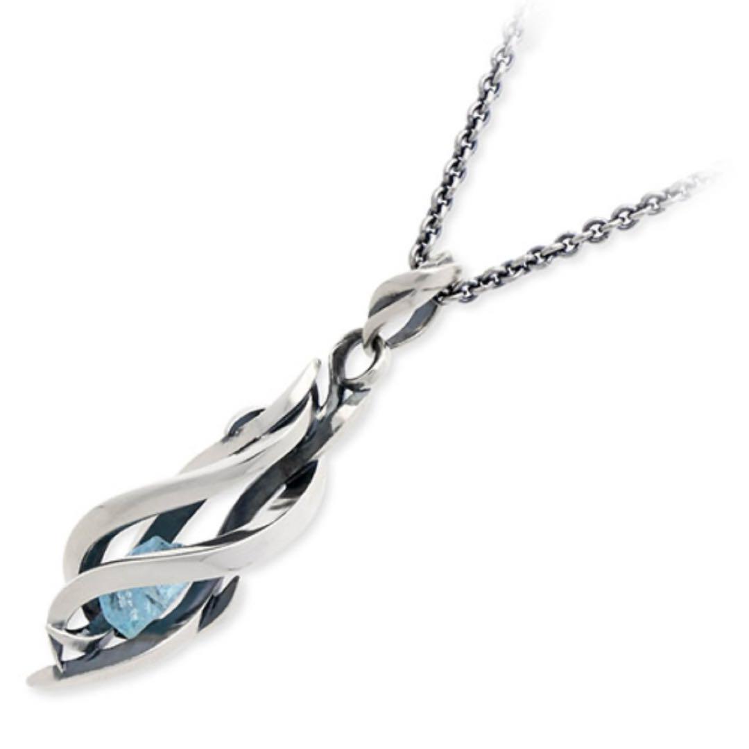 M's collection アクアマリン ネックレス