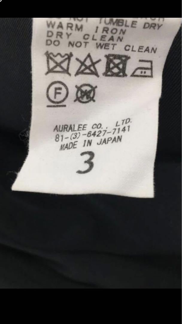 AURALEE  21AW/LIGHT SLACKS スラックスパンツ　ウール