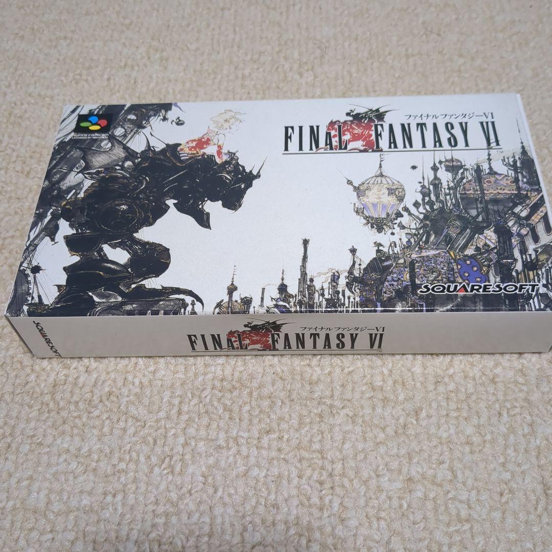 FINAL FANTASY VI スーパーファミコンソフト目立った傷や汚れなし