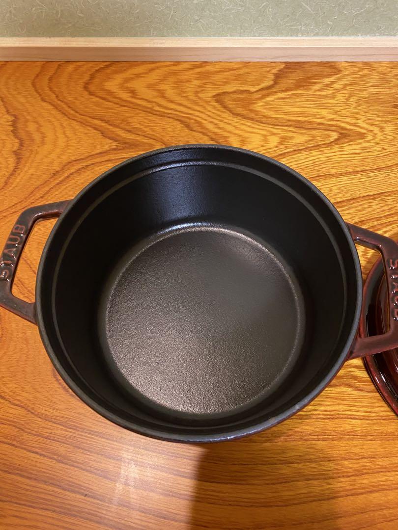 staub ストウブ ピコ ココット ラウンド グレナディンレッド 18cm