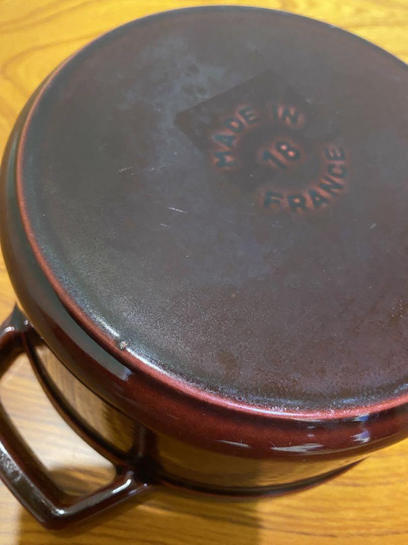 staub ストウブ ピコ ココット ラウンド グレナディンレッド 18cm