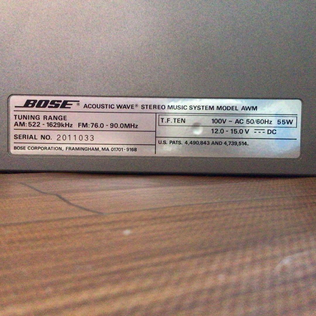 BOSE CDカセットコンポ