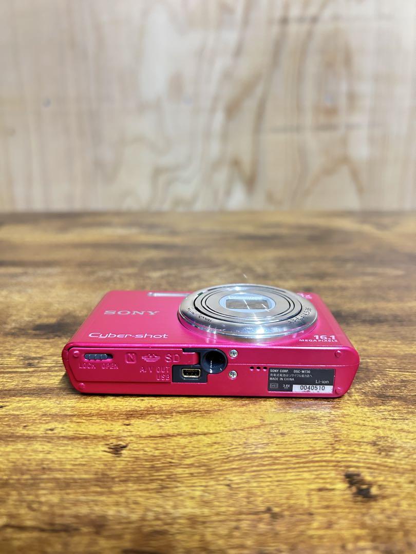 Sony デジタルカメラ Cybershot DSC-W730 ピンク