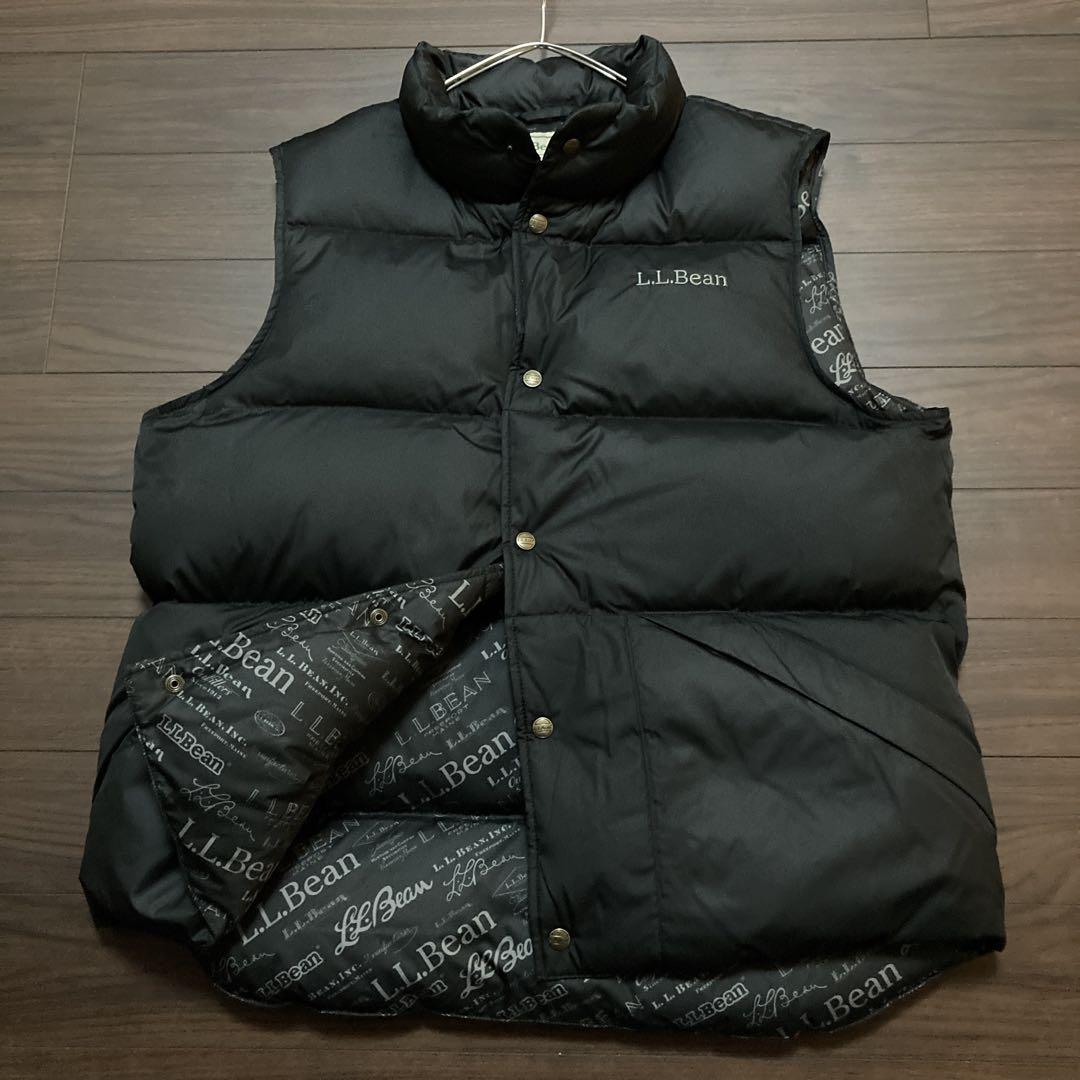 激レア 90s L.L.Bean エルエルビーン ダウンベスト ブラック XL 激レア 90s L.L.Bean エルエルビーン ダウンベスト ブラック XL
