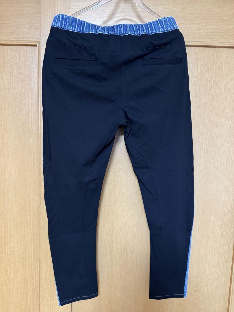 【新品未使用】DUFFER 切替デザイン 立体裁断 イージーデニムパンツ 新品未使用】DUFFER 切替デザイン 立体裁断 イージーデニム