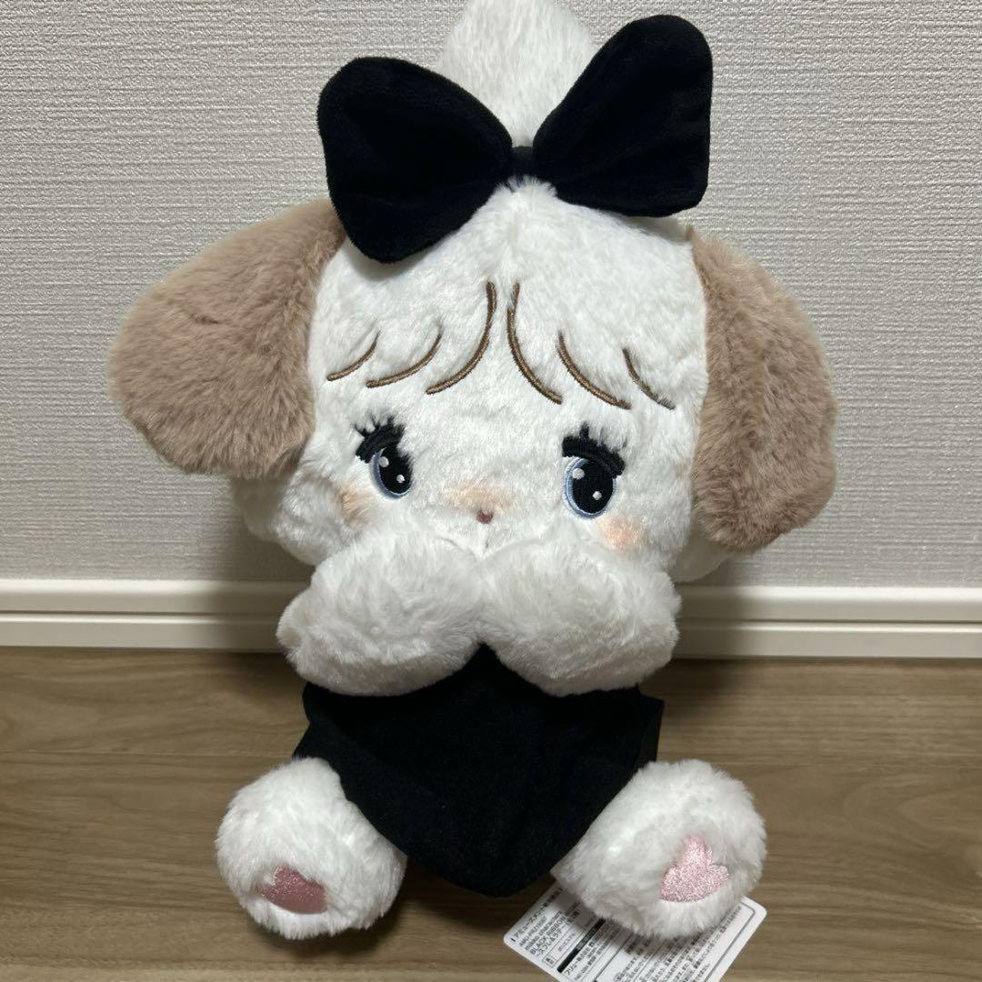 mikko characters BLACK RIBBON BIGぬいぐるみ - メルカリ