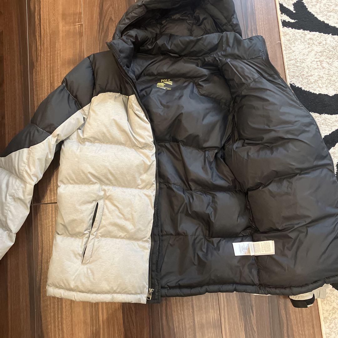Polo Ralph Lauren フード付きダウンジャケット グレーブラック