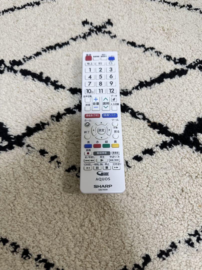 SHARP 液晶テレビ 2T-C19AD ホワイト