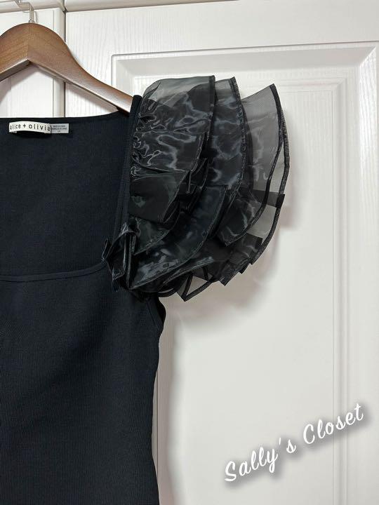 ❣️人気新作 ♡Alice+Olivia オーガンジーカットソー 新品♡　466